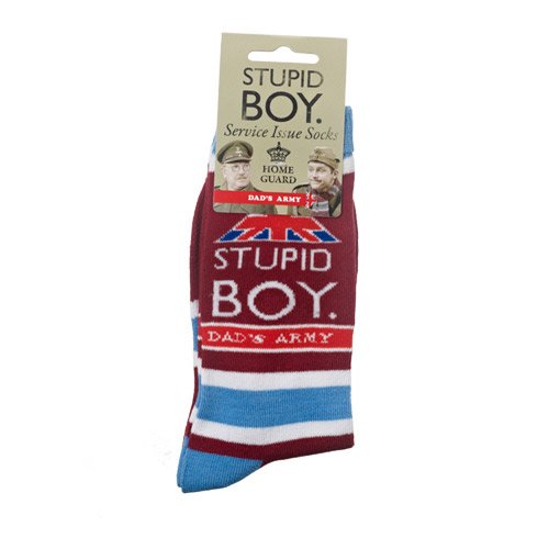 Dad's Army Stupid Boy Socks