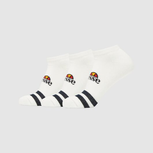 Unisex Melna 3 Pack Trainer Liner White - 9-11H