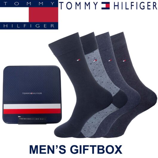 Tommy Hilfiger | Mens Designer Gift Set Socks - Blue