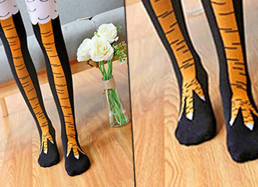 Novelty Chicken-Leg Socks